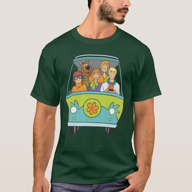 Scooby-Doo & The Gang Mystery Machine T-Shirt (Front)