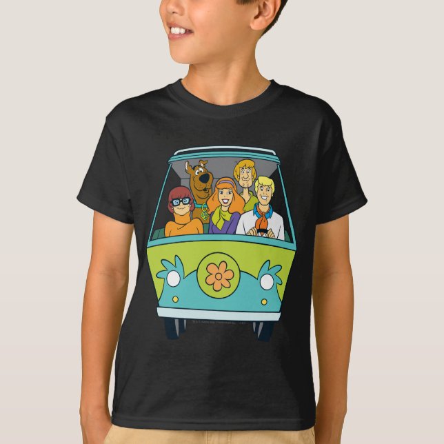 Scooby-Doo & The Gang Mystery Machine T-Shirt (Front)
