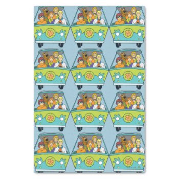 Scooby-doo & The Gang Mystery Machine Tissue Paper by scoobydoo at Zazzle