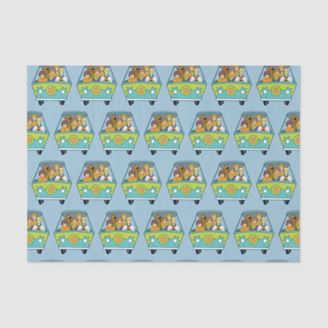 Scooby-Doo & The Gang Mystery Machine Tissue Paper (Front)