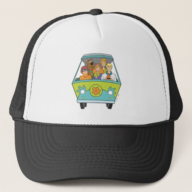 Scooby-Doo & The Gang Mystery Machine Trucker Hat (Front)