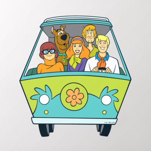 Scooby_Doo  The Gang Mystery Machine Wall Decal