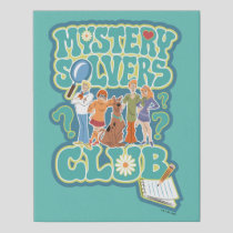 Scooby-Doo & the Gang "Mystery Solvers Club" Faux Canvas Print