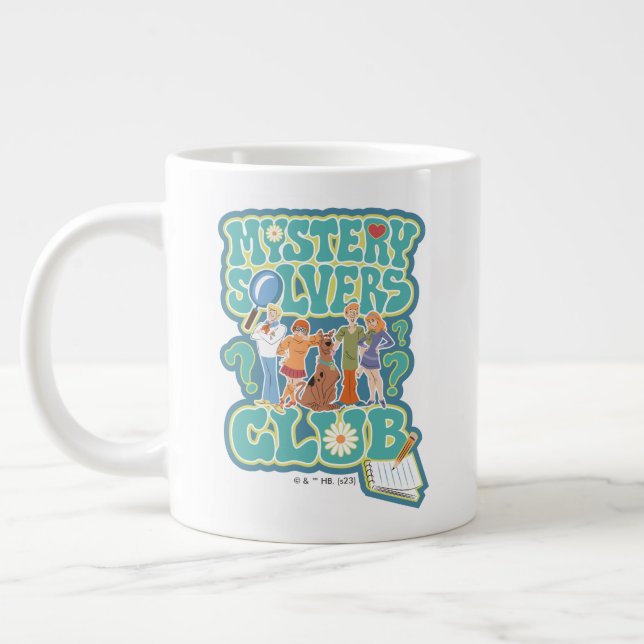 Scooby-Doo & the Gang "Mystery Solvers Club" Giant Coffee Mug (Left)