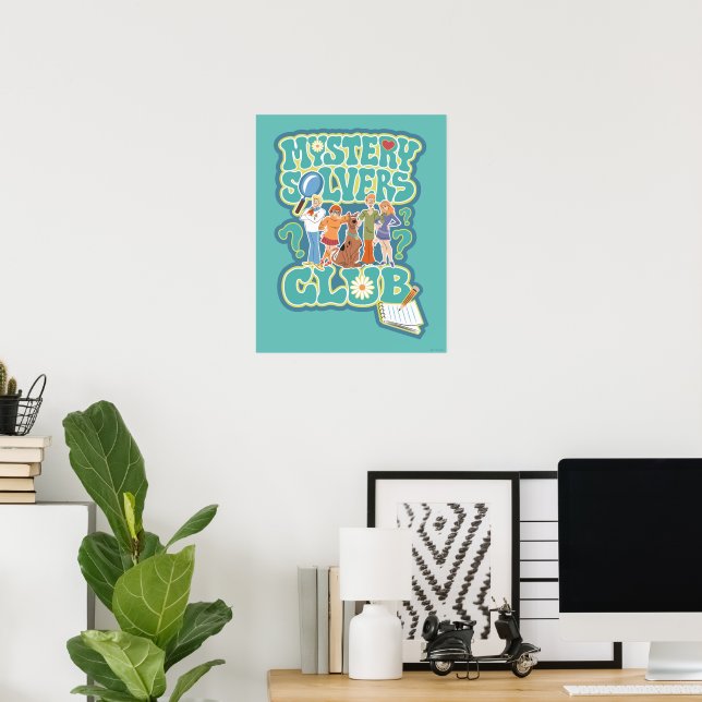 Scooby-Doo & the Gang "Mystery Solvers Club" Poster (Home Office)