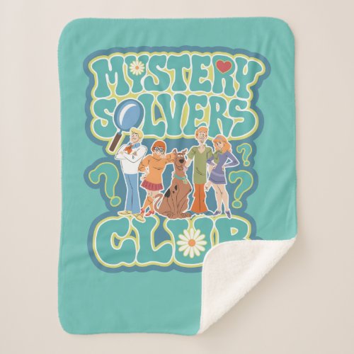 Scooby_Doo  the Gang Mystery Solvers Club Sherpa Blanket
