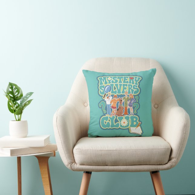 Scooby-Doo & the Gang "Mystery Solvers Club" Throw Pillow (Chair)