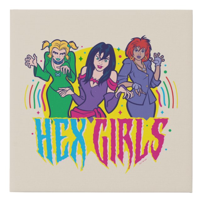 Scooby-Doo | The Hex Girls Faux Canvas Print (Front)