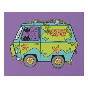 Scooby-Doo The Mystery Machine Faux Canvas Print