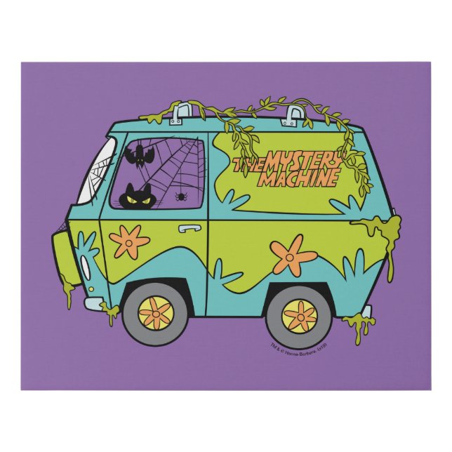 Scooby-Doo | The Mystery Machine Faux Canvas Print (Front)