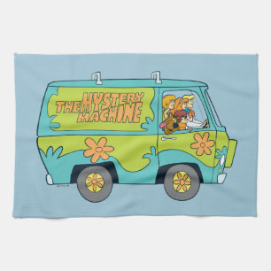 Scooby-Doo The Mystery Machine Right Side Kitchen Towel