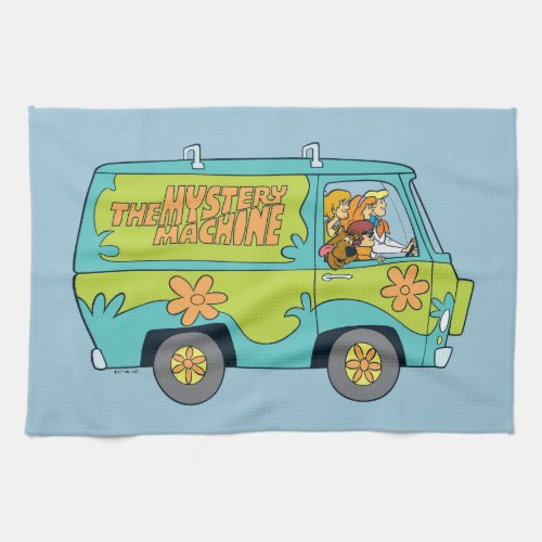Scooby_Doo  The Mystery Machine Right Side Kitchen Towel