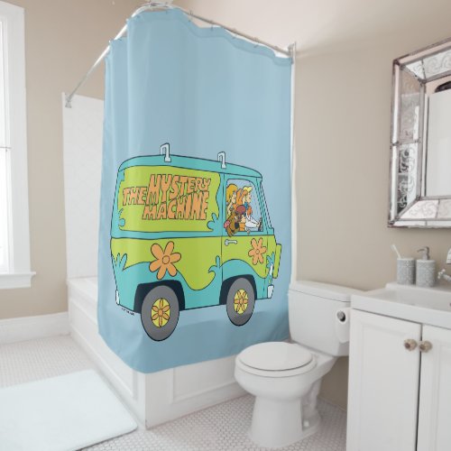 Scooby_Doo  The Mystery Machine Shower Curtain