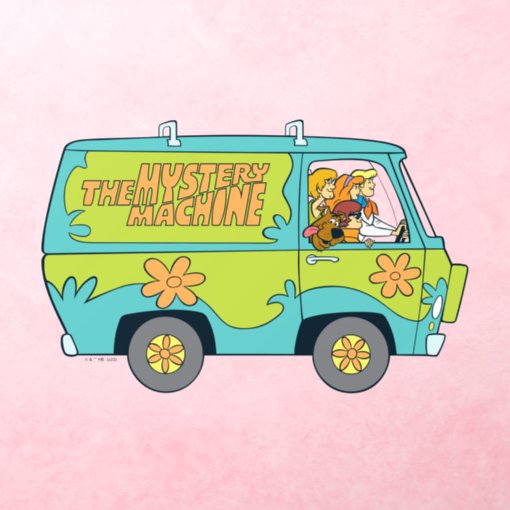 Scooby Doo The Mystery Machine Wall Decal Zazzle 2206