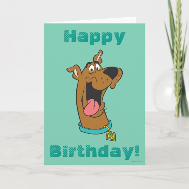 Scooby-Doo Tongue Out Card (Front)