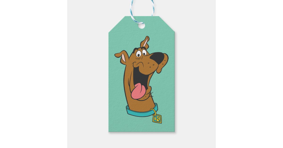 Scooby-Doo Tongue Out Gift Tags