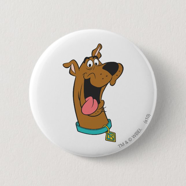 Scooby-Doo Tongue Out Pinback Button (Front)