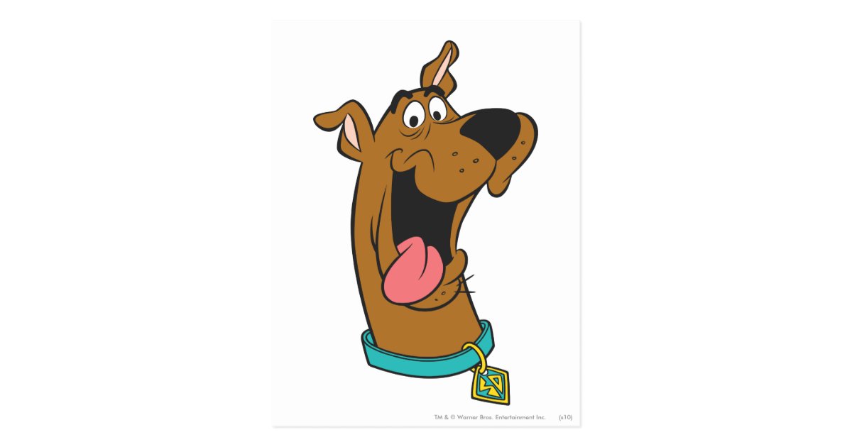 Scooby Doo Tongue Out Postcard 