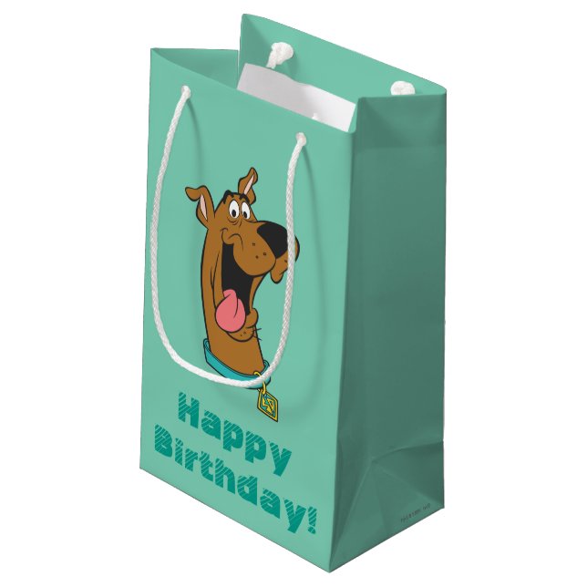 Scooby-Doo Tongue Out Small Gift Bag (Back Angled)
