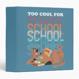 Scooby-Doo Too Cool For School 3 Ring Binder