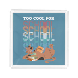 Scooby-Doo Too Cool For School Acrylic Tray