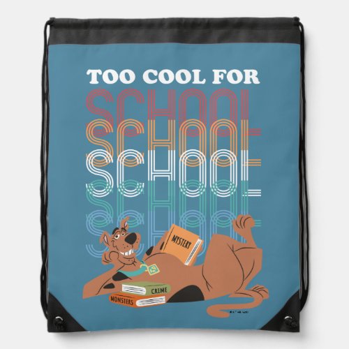 Scooby_Doo Too Cool For School Drawstring Bag