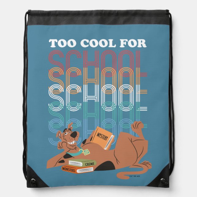 Scooby-Doo Too Cool For School Drawstring Bag (Front)