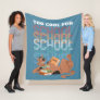 Scooby-Doo Too Cool For School Fleece Blanket