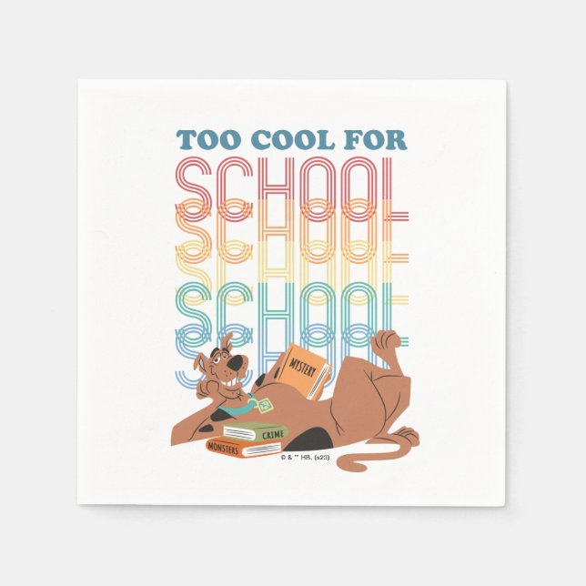 Scooby-Doo Too Cool For School Napkins (Front)