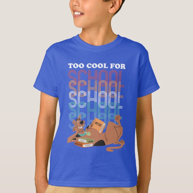 Scooby-Doo Too Cool For School T-Shirt (Front)