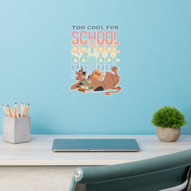 Scooby-Doo Too Cool For School Wall Decal (Home Office 2)