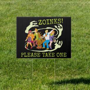 Scooby Doo   Treat Yourself to Halloween Candy Sign