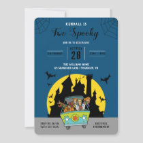 Scooby-Doo | Two Spooky Halloween Birthday Invitation