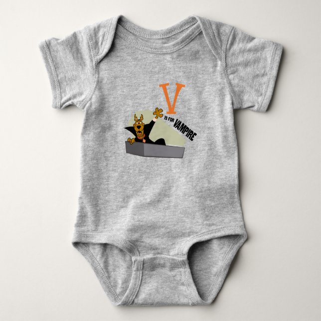 Scooby-Doo | V is for Vampire Baby Bodysuit (Front)