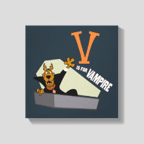 Scooby-Doo | V is for Vampire Canvas Print