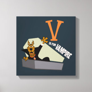 Scooby-Doo | V is for Vampire Canvas Print