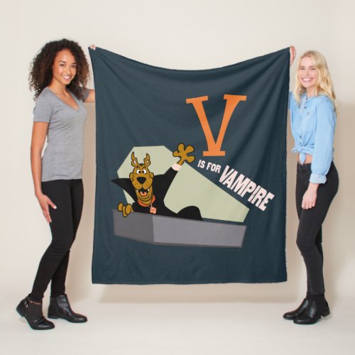 Scooby_Doo  V is for Vampire Fleece Blanket