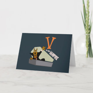 Scooby-Doo | V is for Vampire Note Card