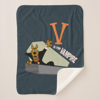 Scooby-Doo | V is for Vampire Sherpa Blanket