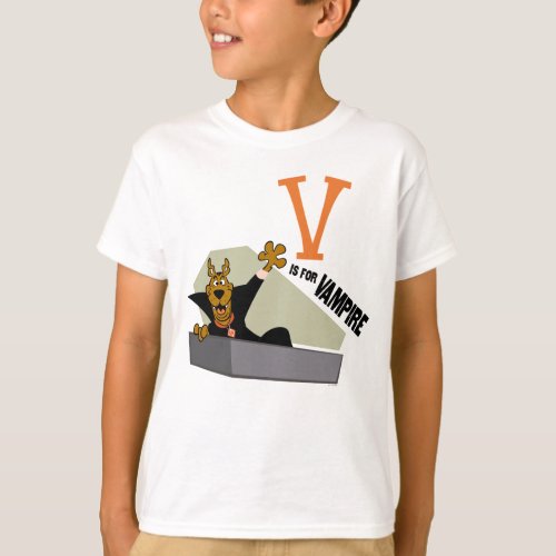 Scooby_Doo  V is for Vampire T_Shirt