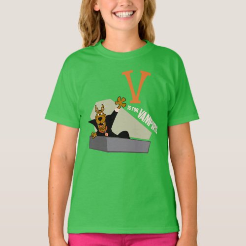 Scooby_Doo  V is for Vampire T_Shirt