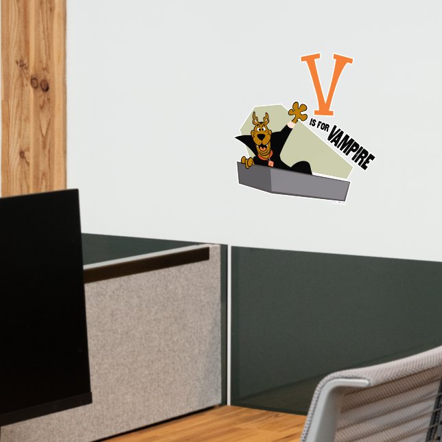 Scooby-Doo | V is for Vampire Wall Decal (Office 2)