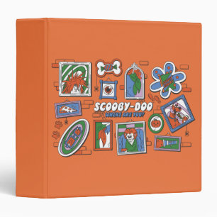 Scooby-Doo Wall of Halloween Picture Frames 3 Ring Binder
