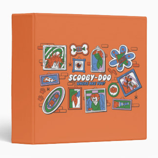 Scooby-Doo Wall of Halloween Picture Frames 3 Ring Binder