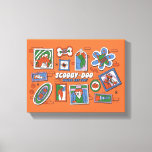 Scooby-Doo Wall of Halloween Picture Frames Canvas Print