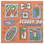 Scooby-Doo Wall of Halloween Picture Frames Fabric