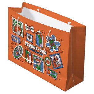 Scooby-Doo Wall of Halloween Picture Frames Large Gift Bag