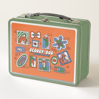 Scooby-Doo Wall of Halloween Picture Frames Metal Lunch Box