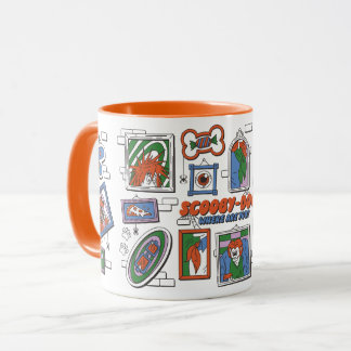 Scooby-Doo Wall of Halloween Picture Frames Mug