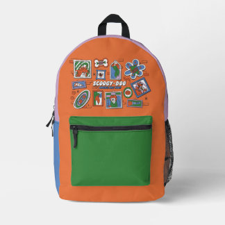 Scooby-Doo Wall of Halloween Picture Frames Printed Backpack
